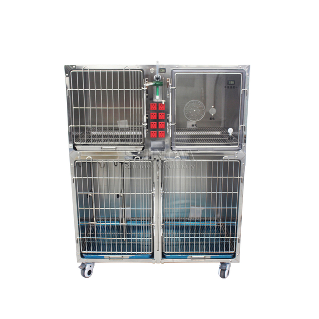 Modular Stainless Steel Oxygen Cage (with power sockets)