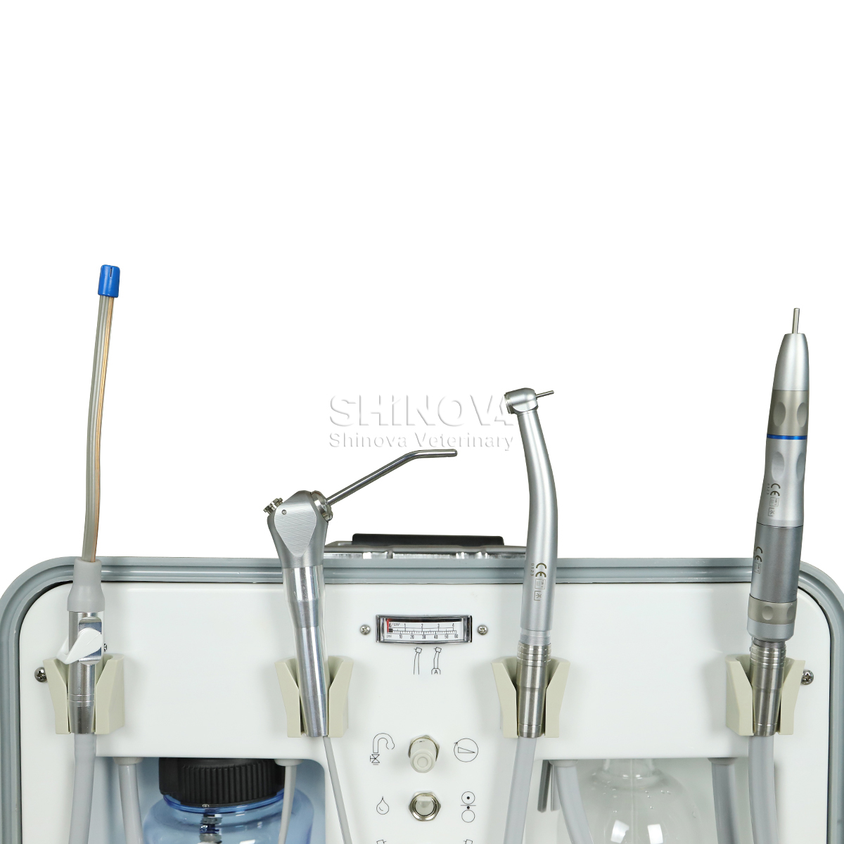 Portable Veterinary Dental Unit Including High and Low speed handpieces