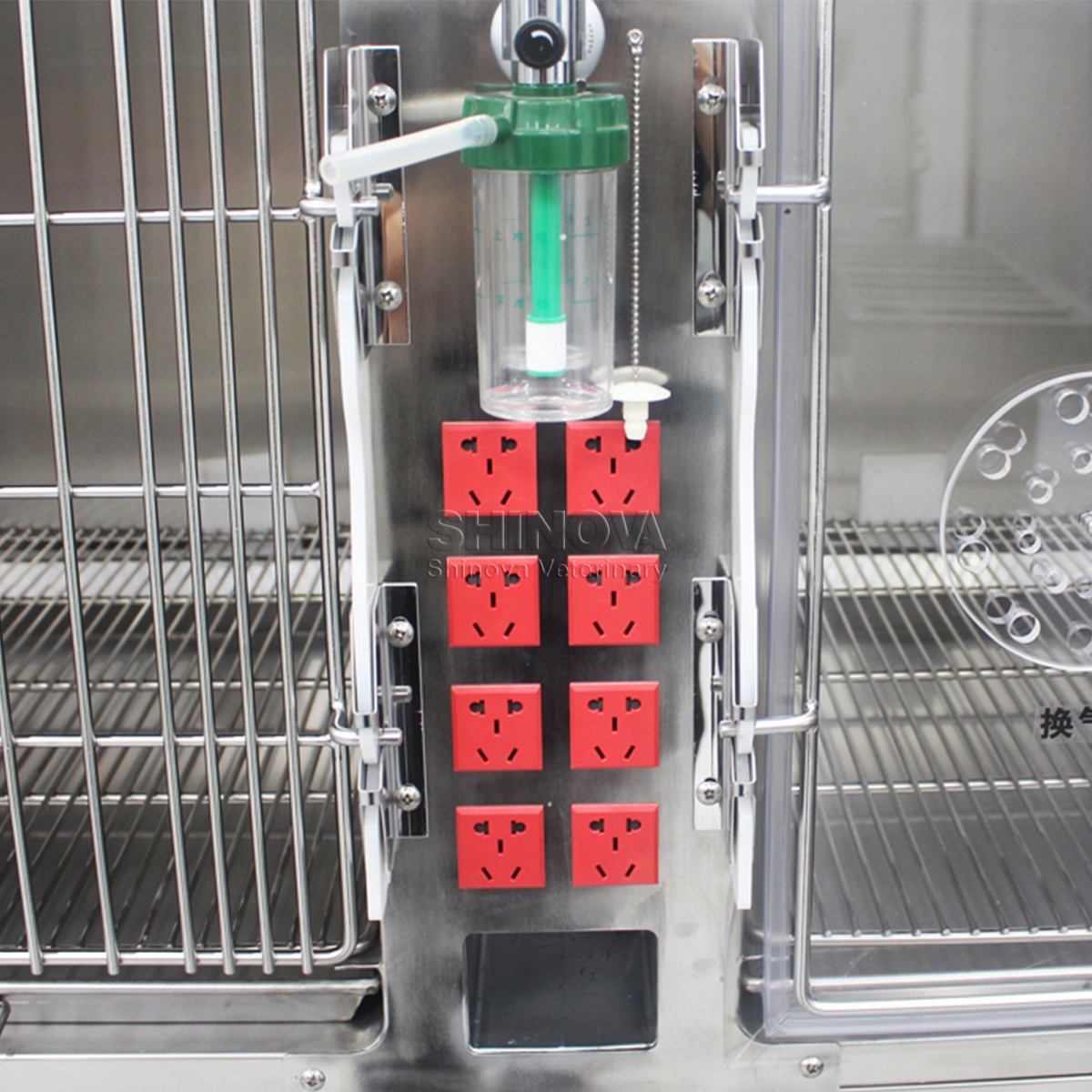 Modular Stainless Steel Oxygen Cage (with power sockets)