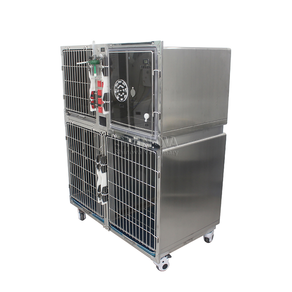 Modular Stainless Steel Oxygen Cage (with power sockets)