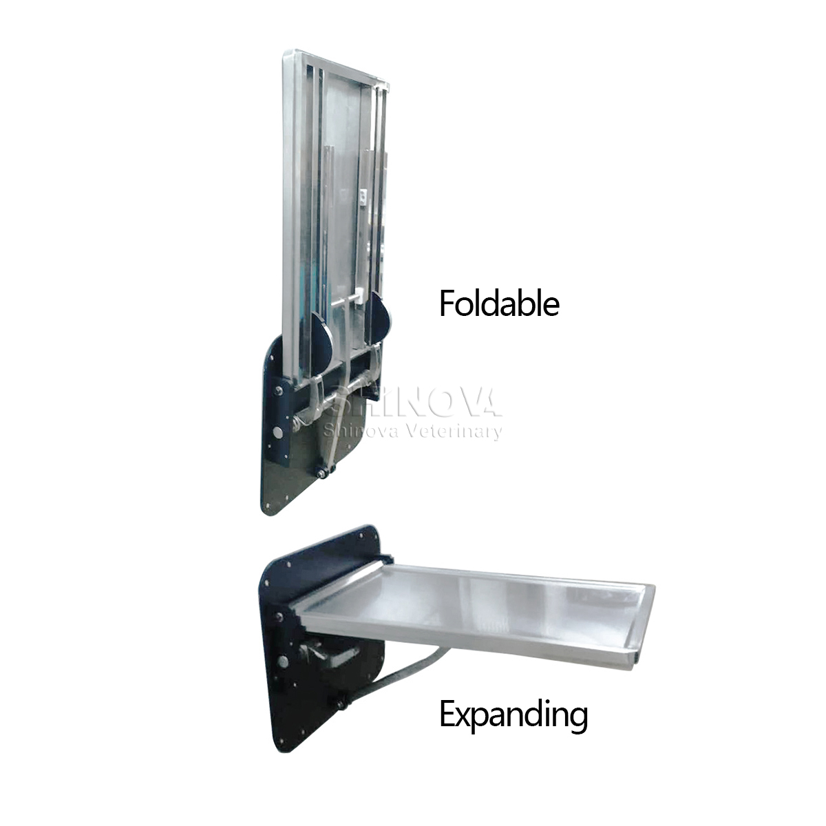 Stainless Steel Wall-mounted Foldable Exam Table
