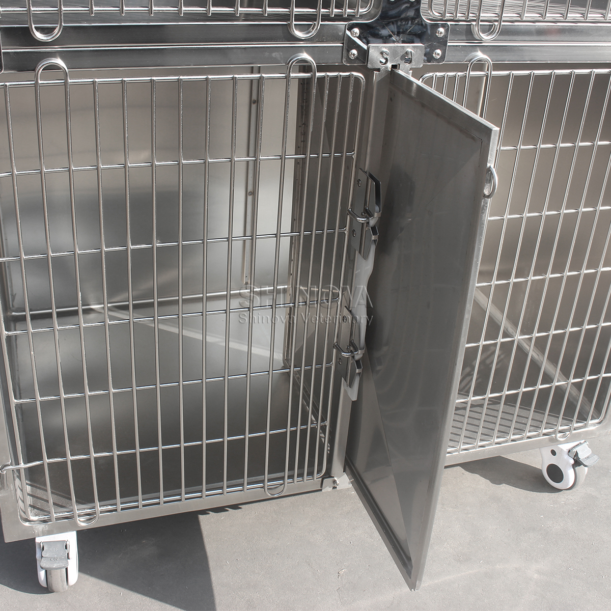 Modular Stainless Steel Dry Style Dog Cage 