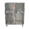 Modular Stainless Steel Dog Cage (with power sockets)