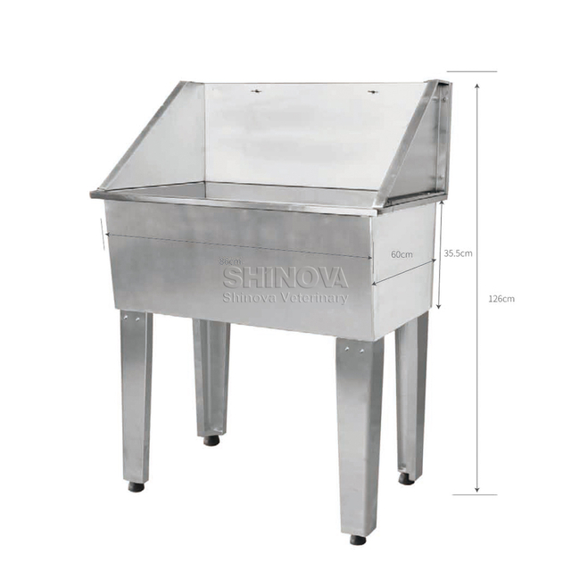Stainless Steel Pet Bathtub