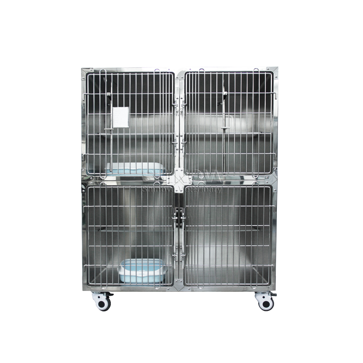 Modular Stainless Steel Cat Cage