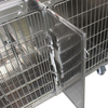 Modular Stainless Steel Dog Cage (with power sockets)