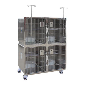 Modular Stainless Steel Cat Cage