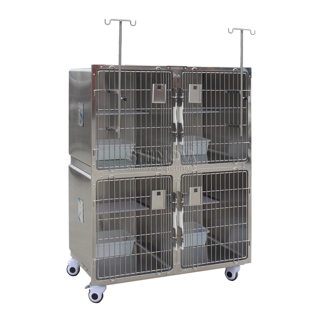 Modular Stainless Steel Cat Cage