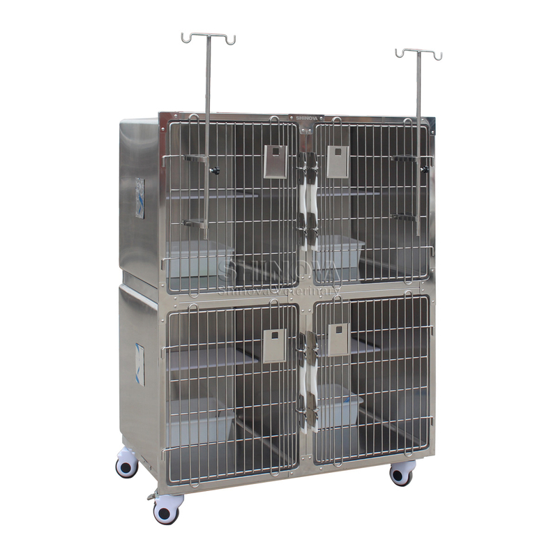 Modular Stainless Steel Cat Cage