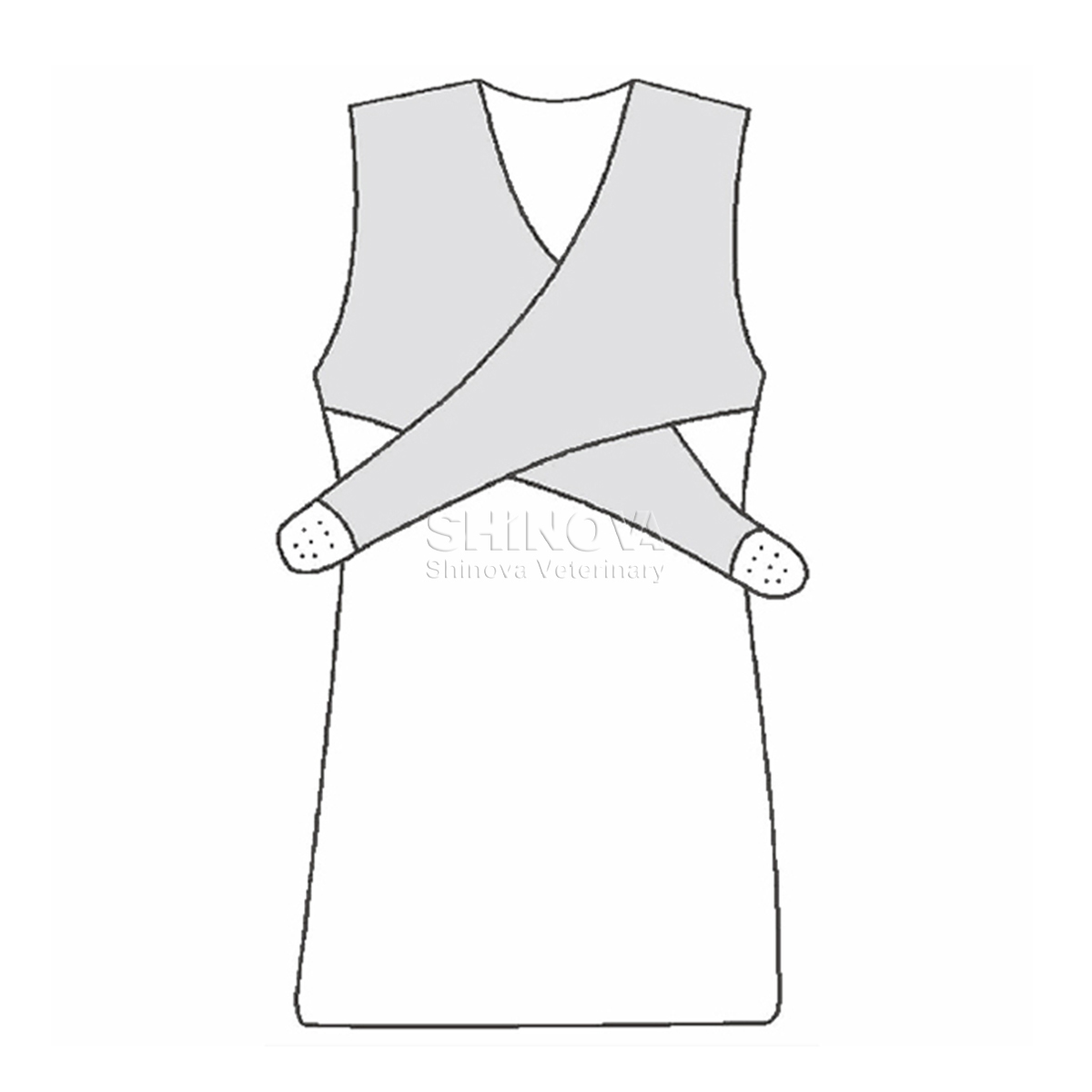 Veterinary Instrument Lead Vest Apron