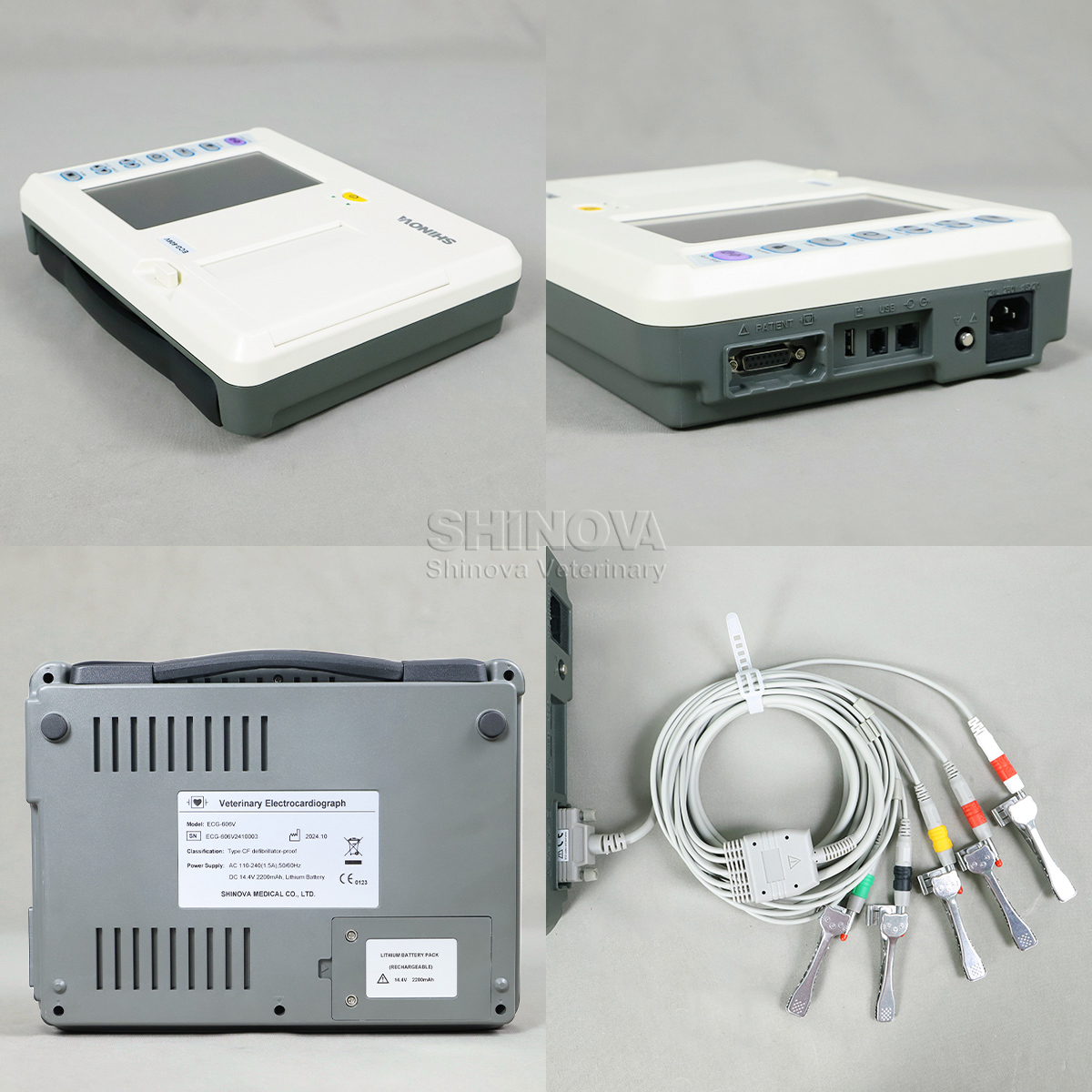 Portable Veterinary ECG Machine Veterinary Electrocardiagraph