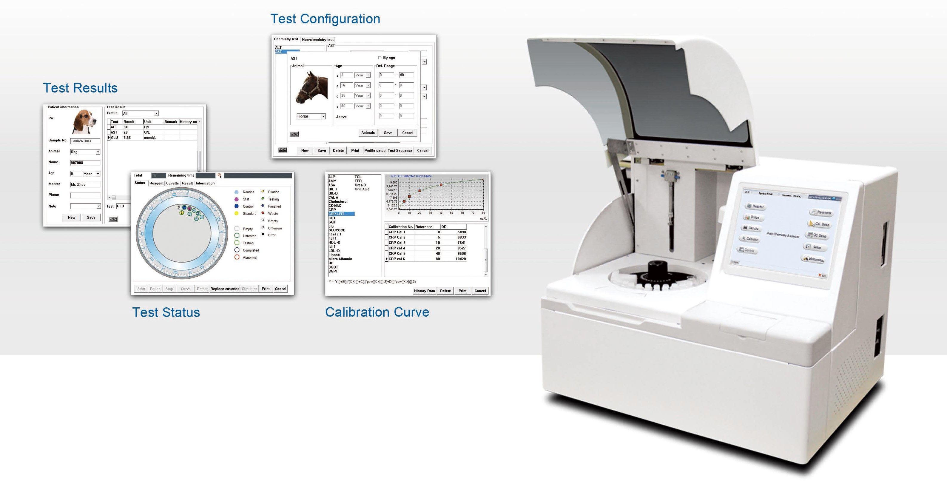 辅图Automatic Veterinary Chemistry Analyzer (Chemo 120V)