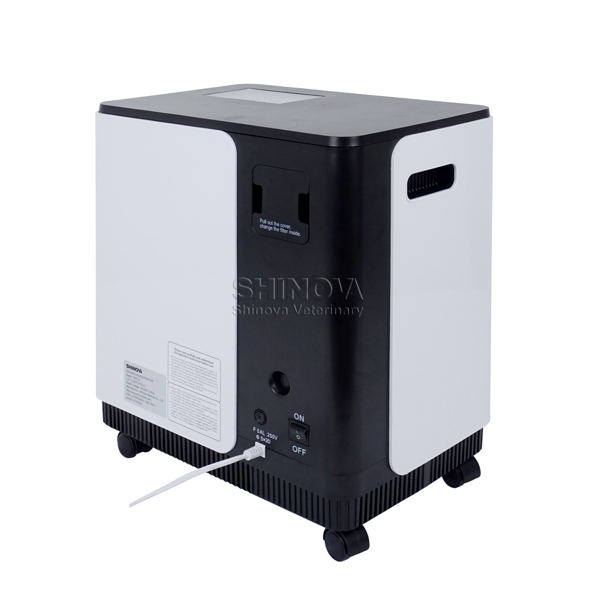 Veterinary Oxygen Concentrator producing oxygen of high purity